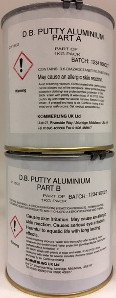 D B  Putty Aluminium